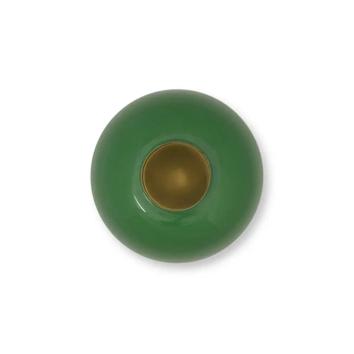 Vase Metall Grün 23cm - HomeDesign Knaus