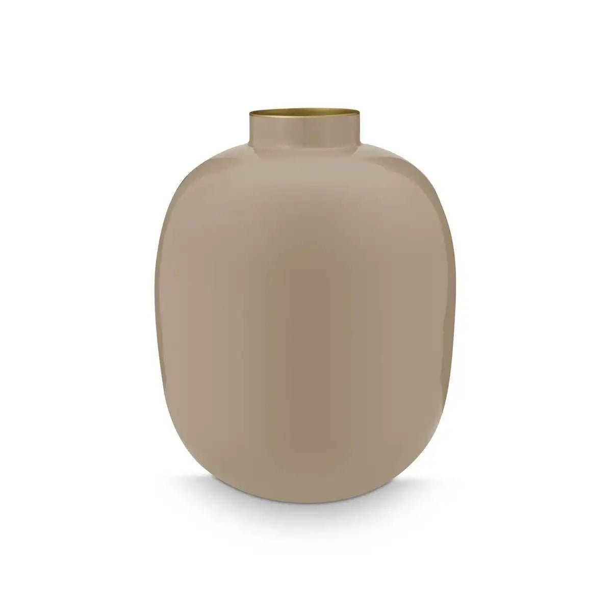 Vase Metall Khaki 32cm - HomeDesign Knaus