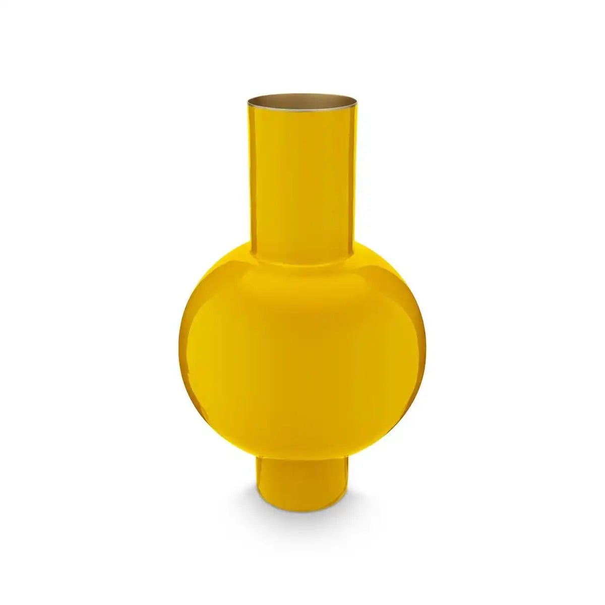 Vase Metall Medium Ocker 24x40cm - HomeDesign Knaus