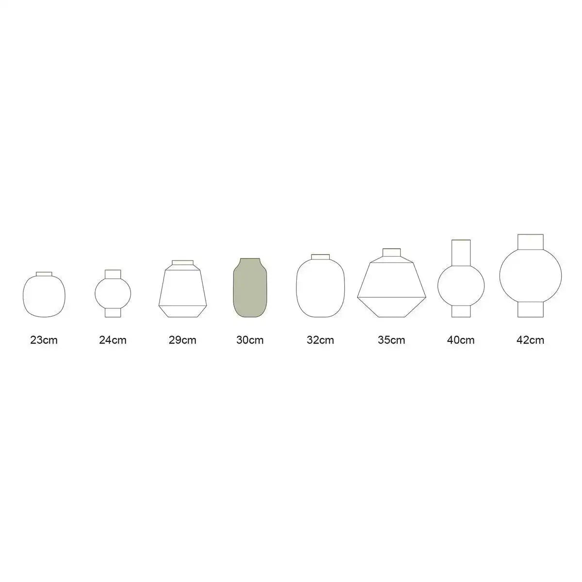 Vase Metall Oval Gelb 30cm - HomeDesign Knaus
