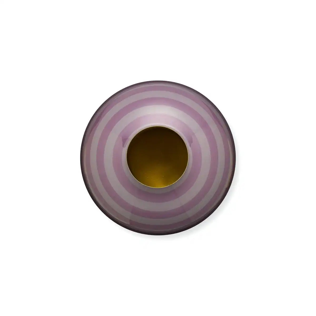 Vase Metallstreifen Flieder 32cm - HomeDesign Knaus