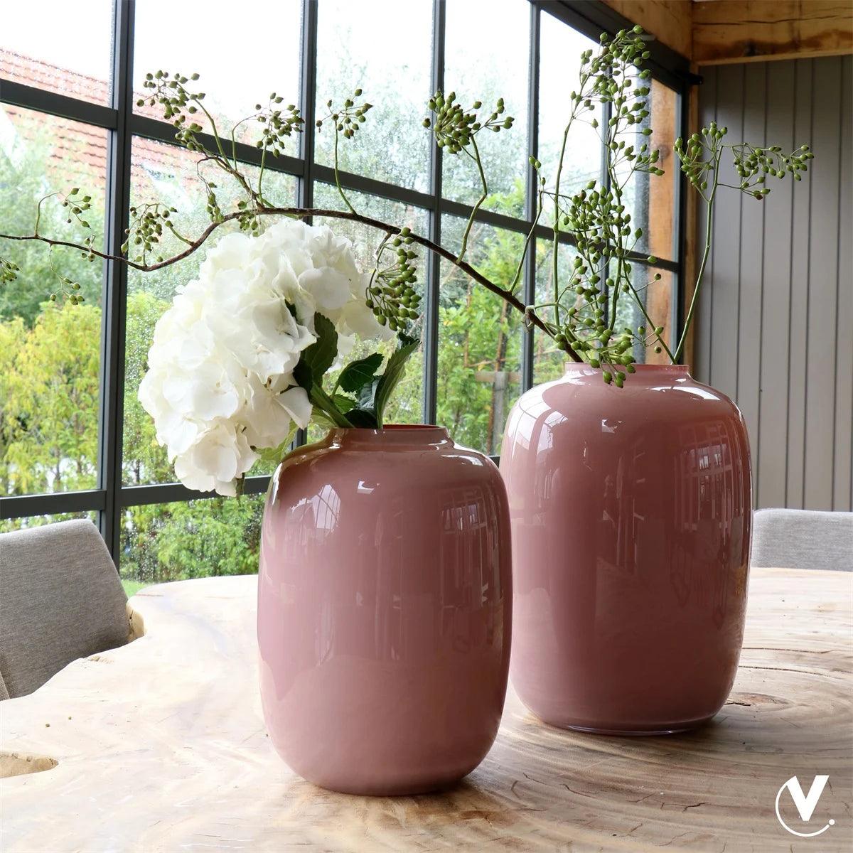 Vase Pastell Pink Blumenvase Bodenvase - HomeDesign Knaus