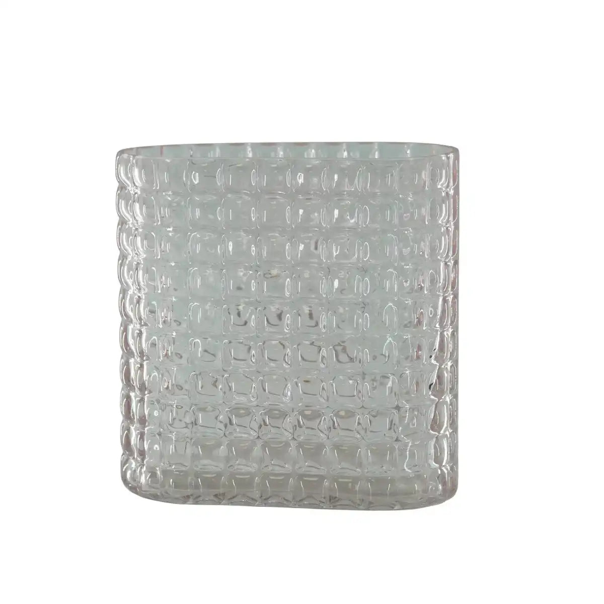 Vase - Ribble - Glas - Rosa - 18x9,5x17,5cm - HomeDesign Knaus