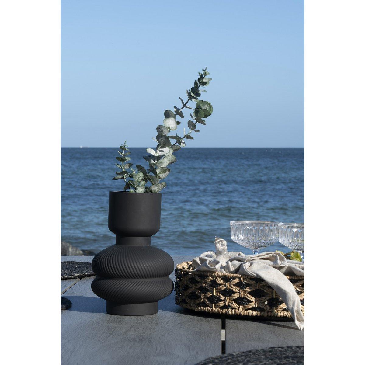 Vase - Schwarz - HomeDesign Knaus