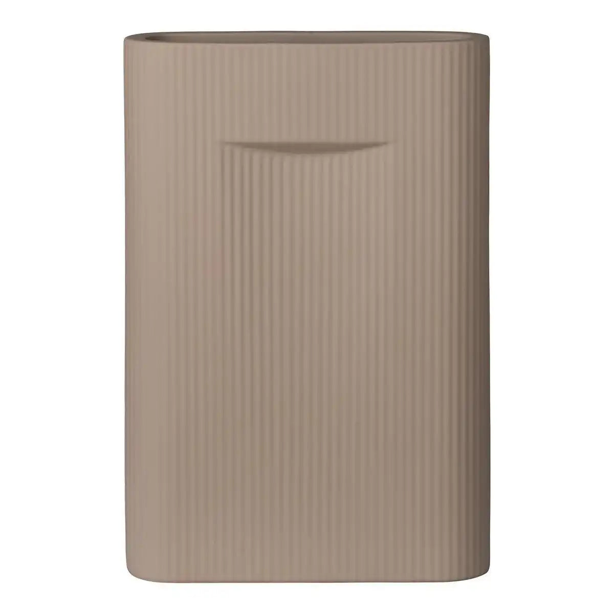Vase - Vase aus Keramik, braun, 24x8,5x35,5 cm - HomeDesign Knaus