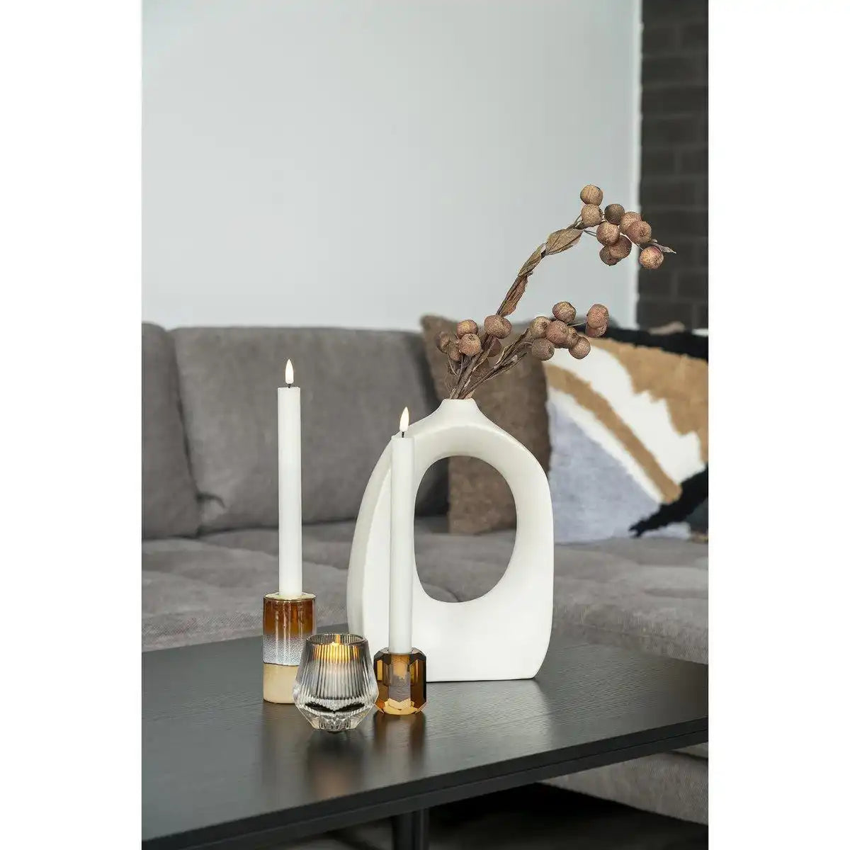 Vase - Weiß - HomeDesign Knaus