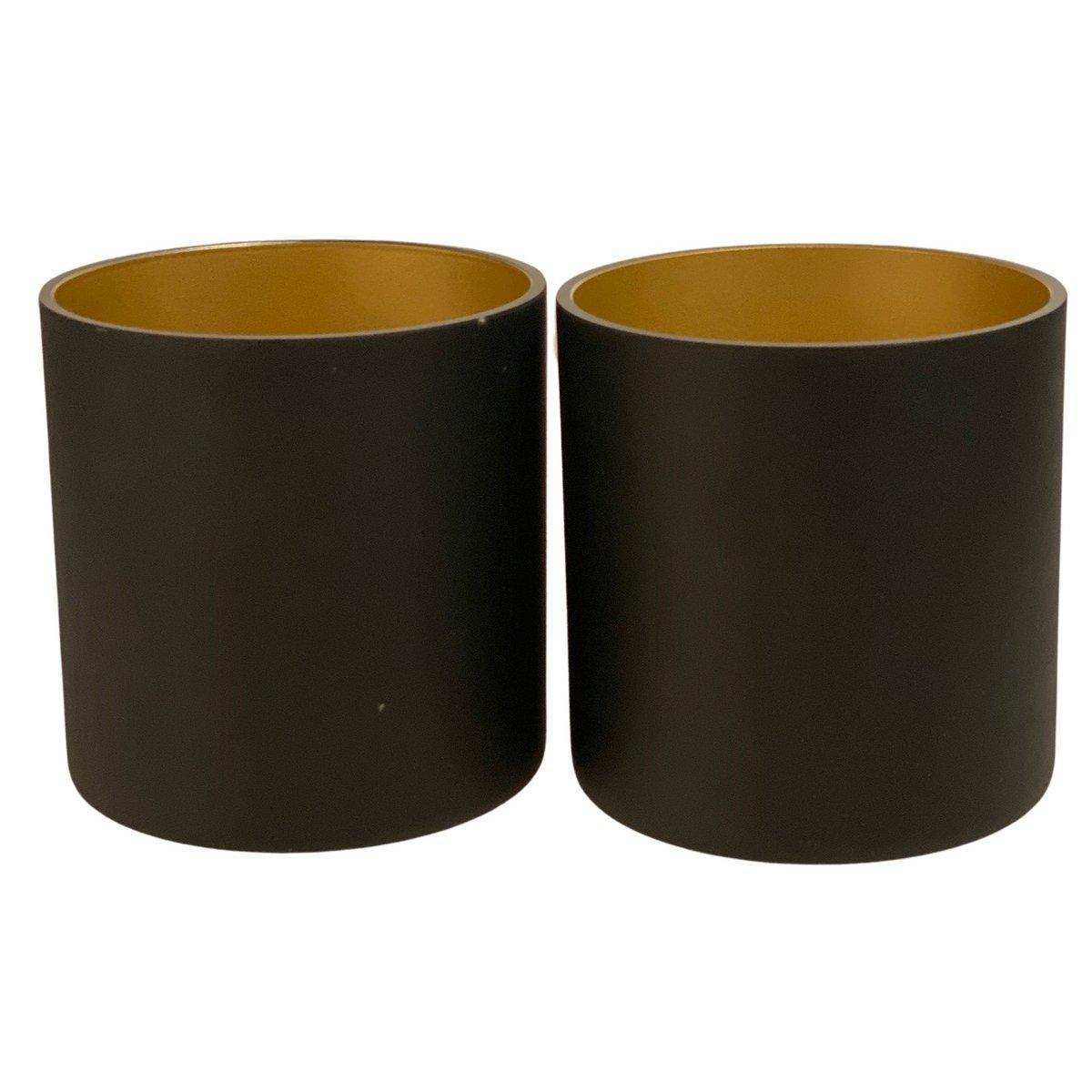 VERKAUF! Keltisches Schwarzgold Ø12 x H12 cm – Set mit 2 Stück – 50 % RABATT (bereits im Preis inbegriffen) - HomeDesign Knaus