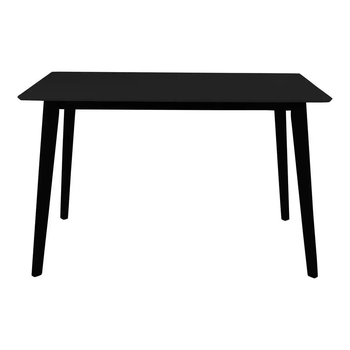 Vojens Esstisch Schwarz 120x70x75 cm - HomeDesign Knaus
