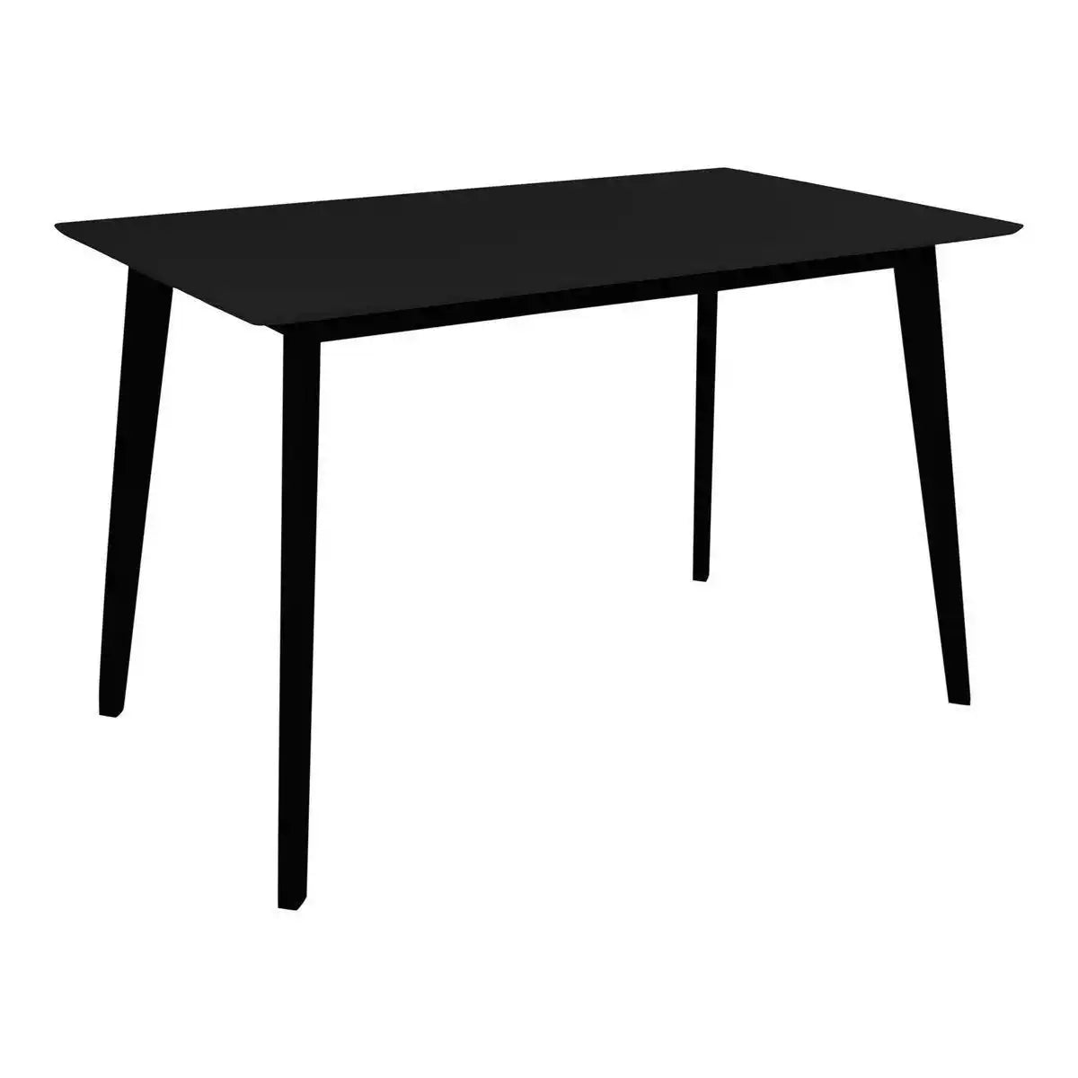 Vojens Esstisch Schwarz 120x70x75 cm - HomeDesign Knaus