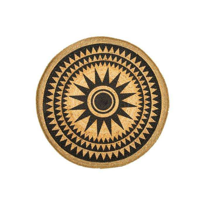 Wanddekoration Formentera schwarz Durchmesser 70 - HomeDesign Knaus