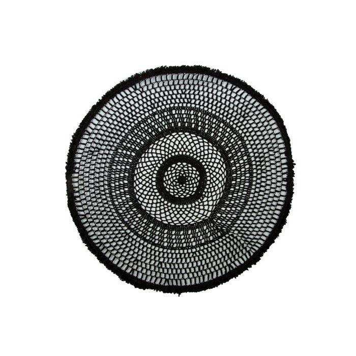 Wanddekoration Mahon schwarz Durchmesser 90 - HomeDesign Knaus