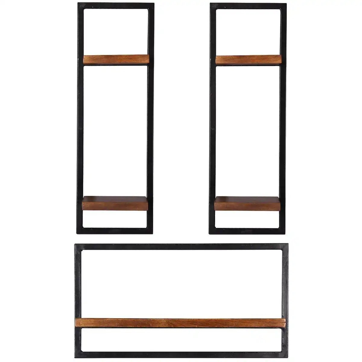 Wandregal-Set, 3-teilig - HomeDesign Knaus