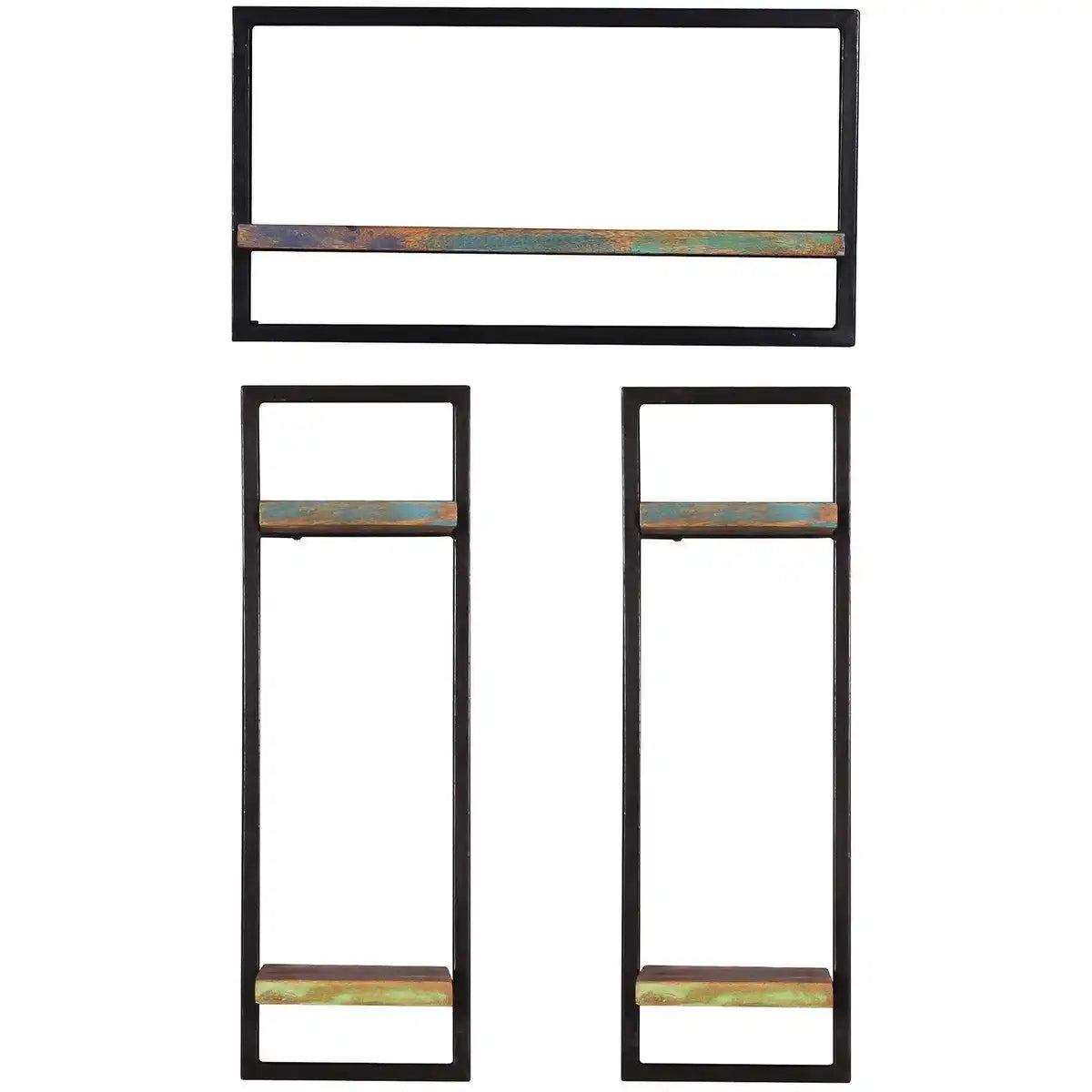 Wandregal-Set, 3-teilig - HomeDesign Knaus