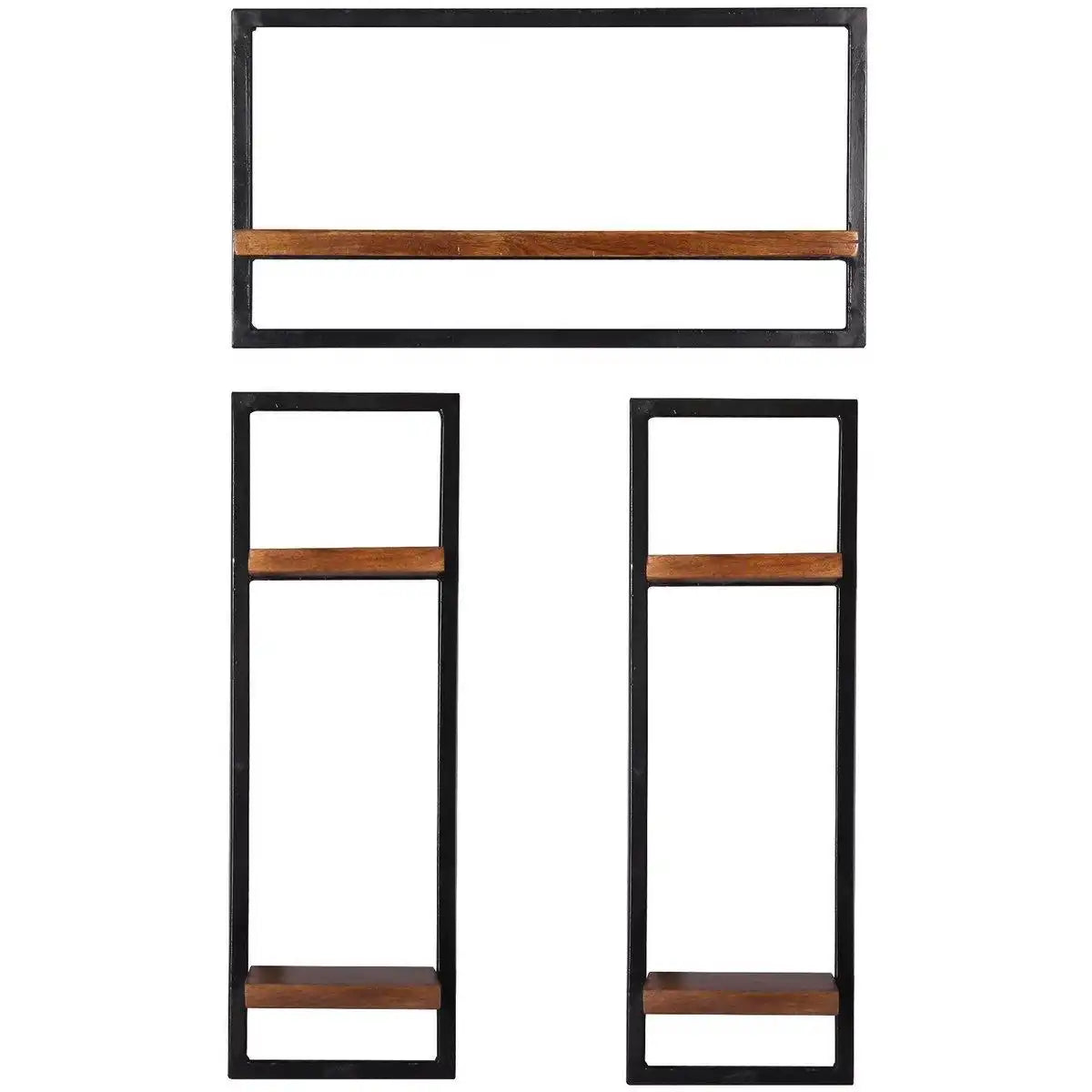 Wandregal-Set, 3-teilig - HomeDesign Knaus