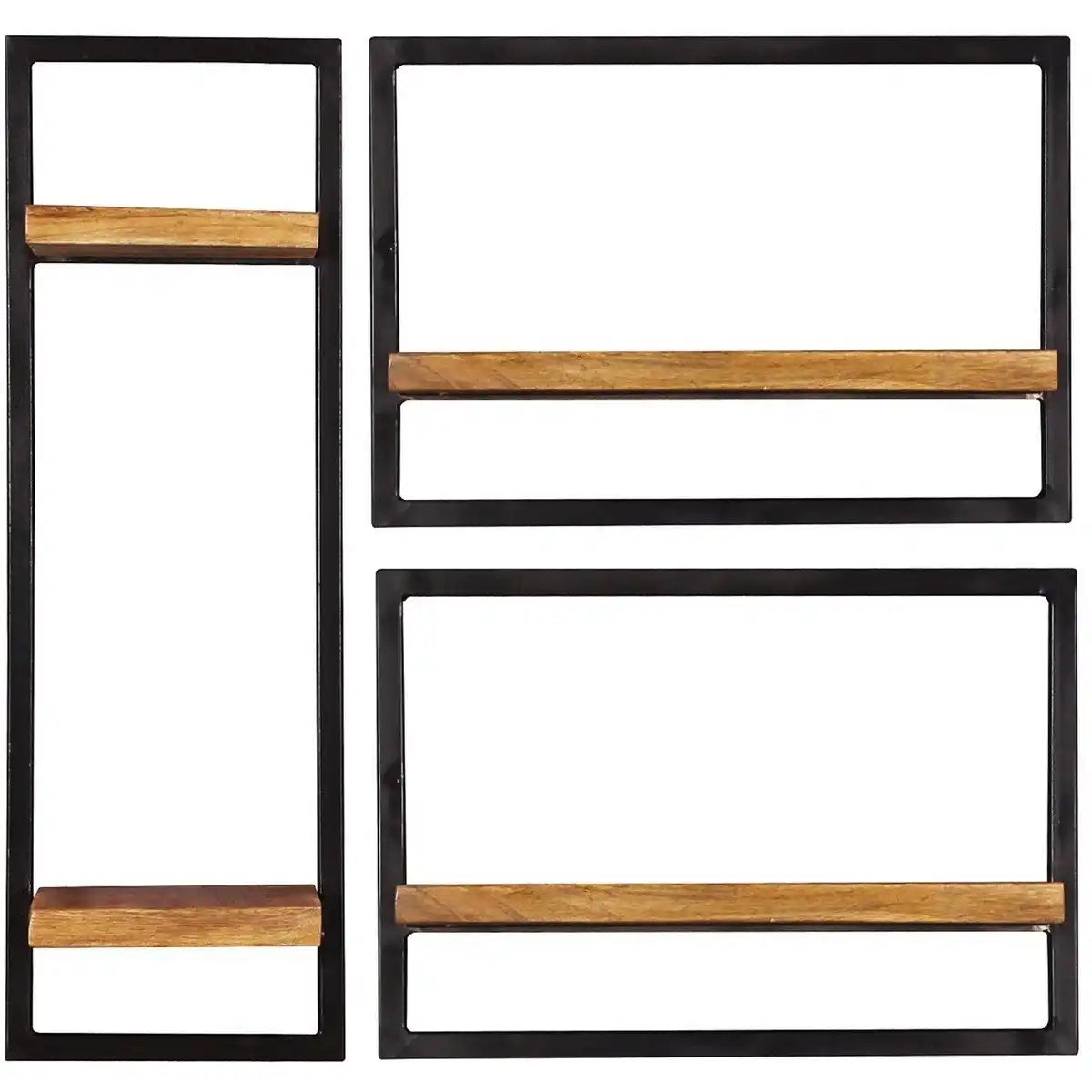 Wandregal-Set, 3-teilig - HomeDesign Knaus