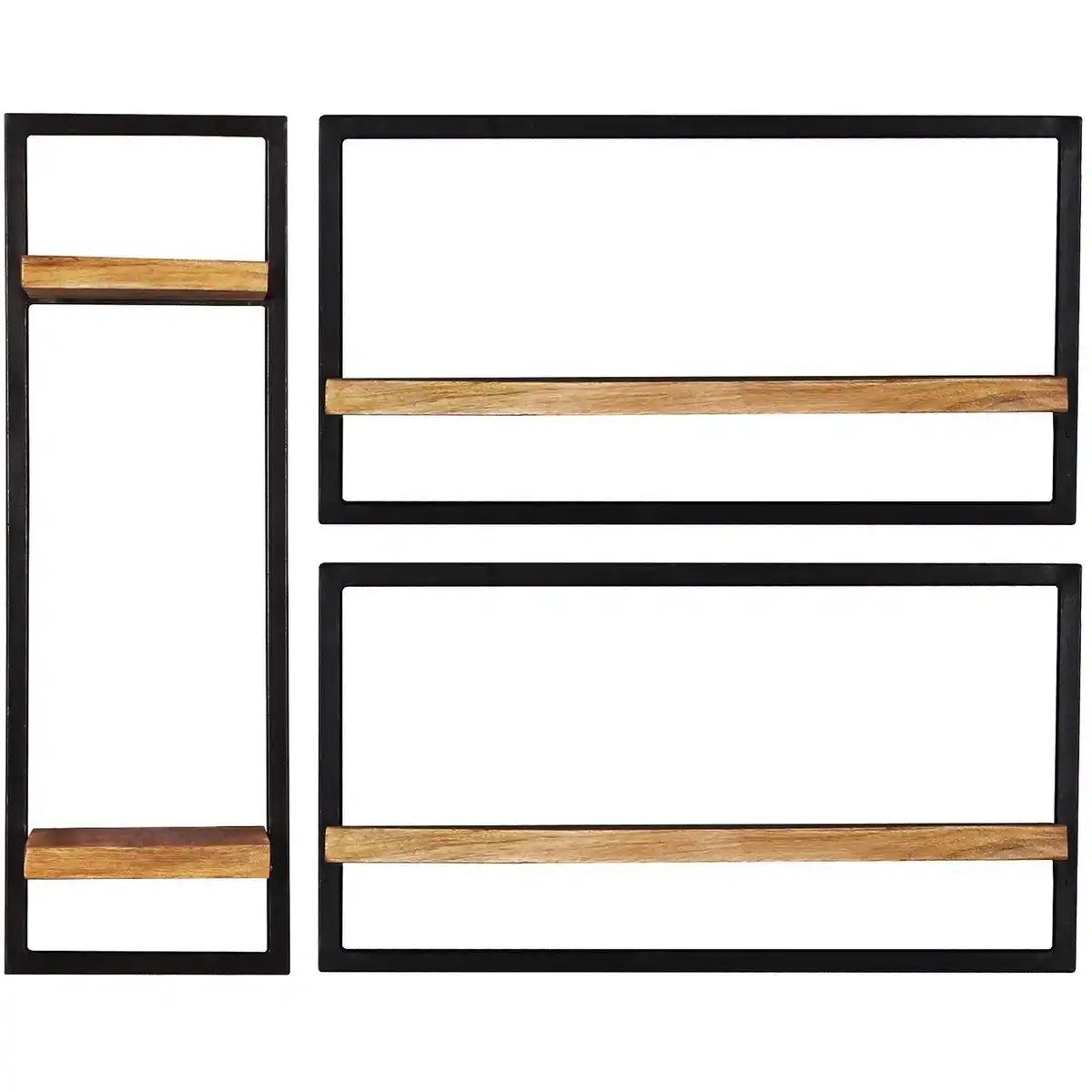 Wandregal-Set, 3-teilig - HomeDesign Knaus
