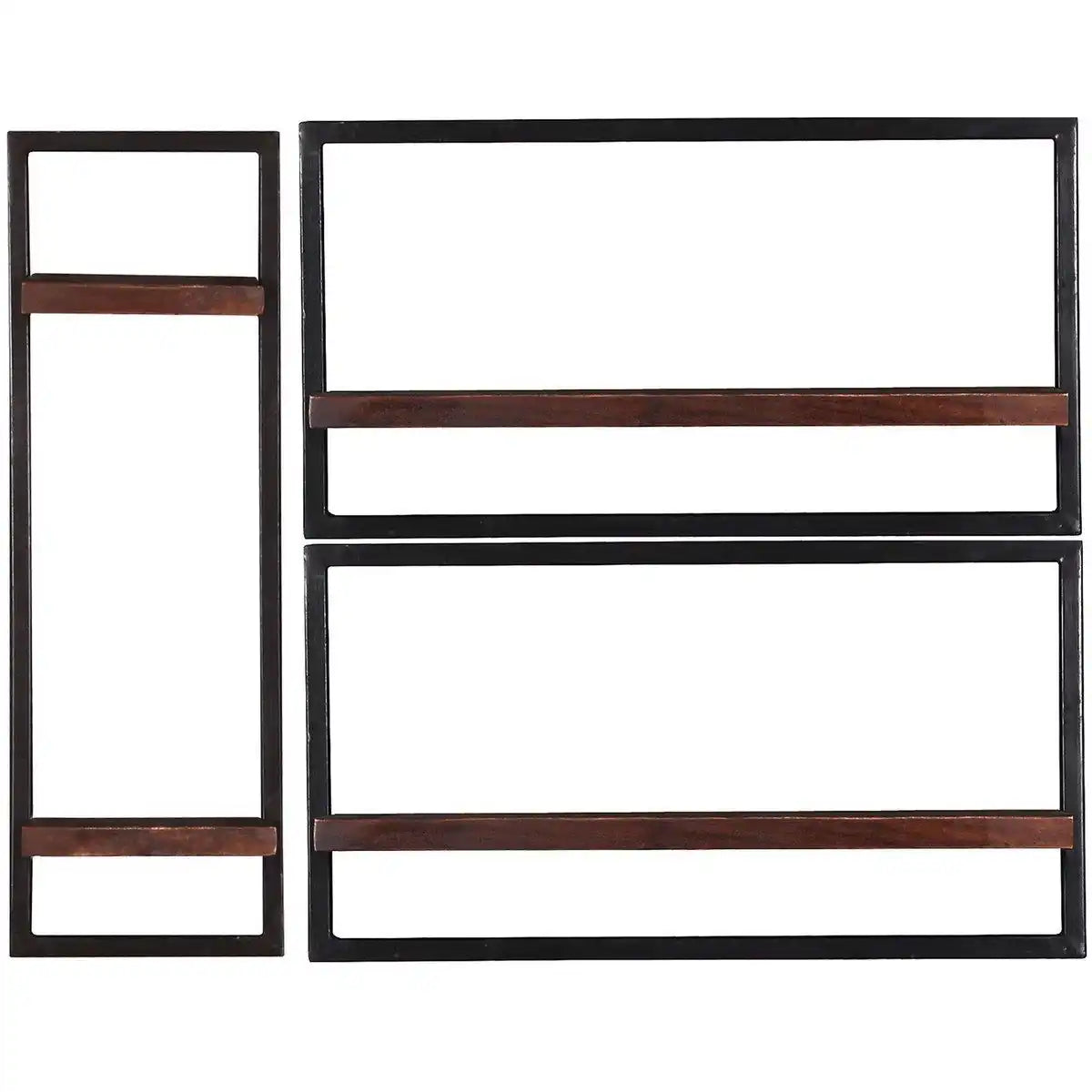 Wandregal-Set, 3-teilig - HomeDesign Knaus