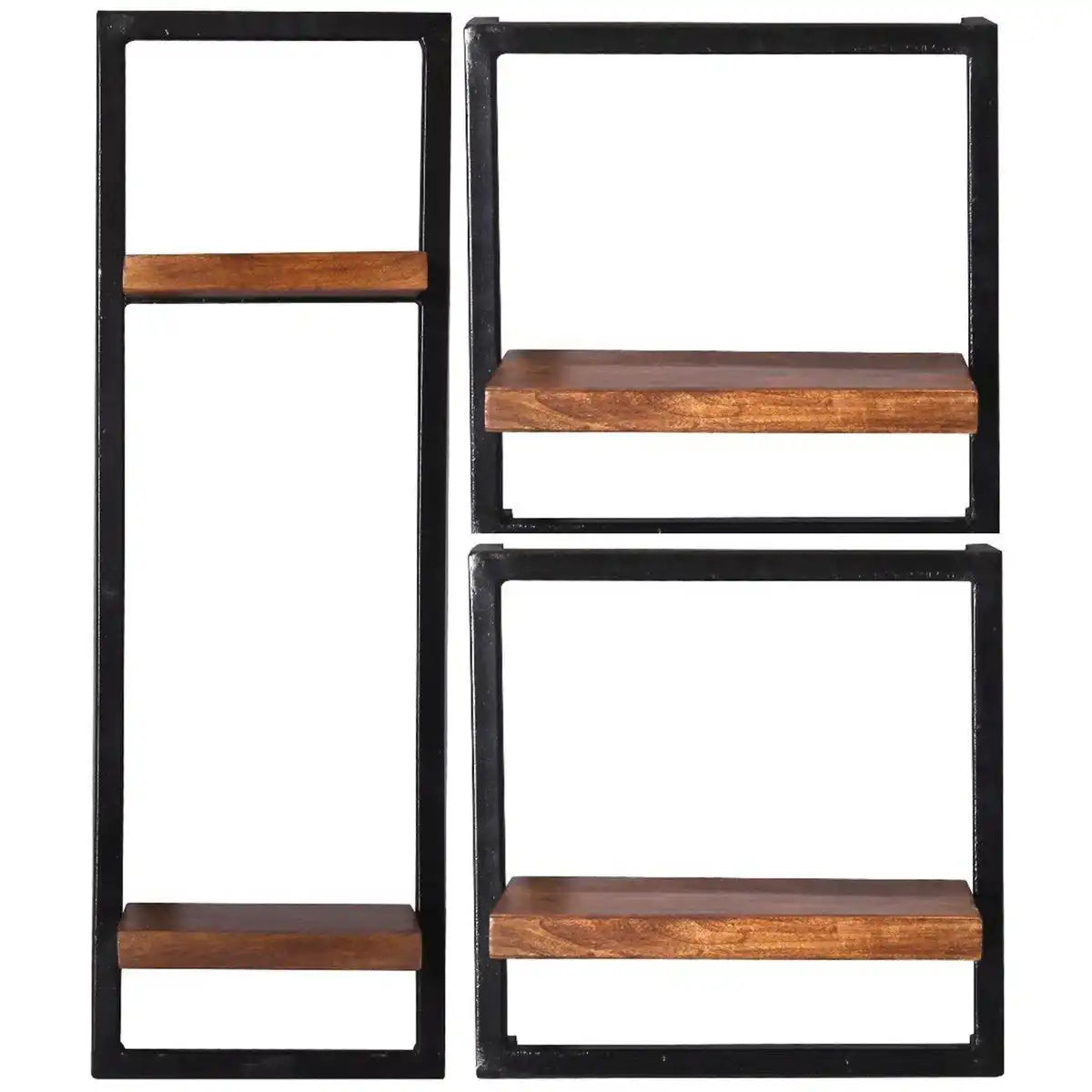 Wandregal-Set, 3-teilig - HomeDesign Knaus
