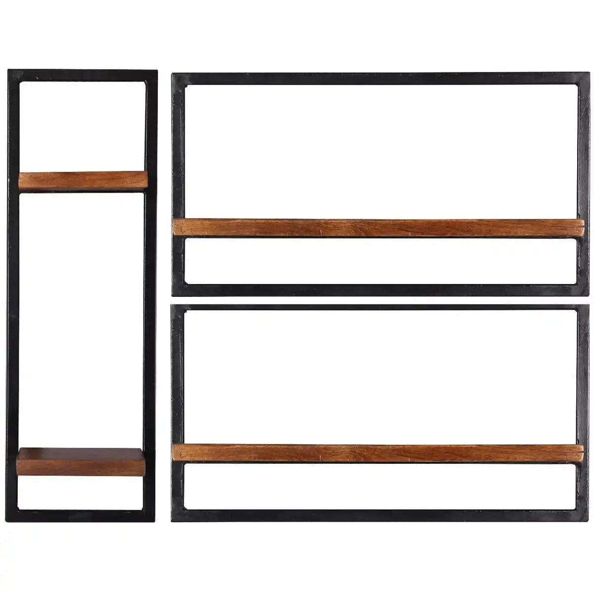Wandregal-Set, 3-teilig - HomeDesign Knaus