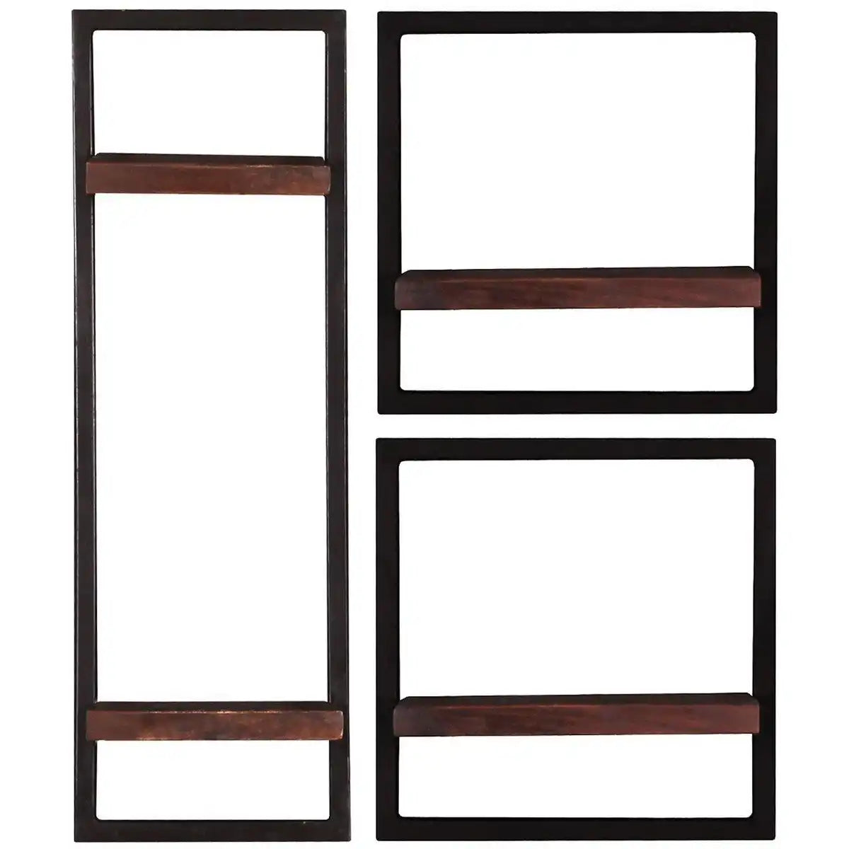 Wandregal-Set, 3-teilig - HomeDesign Knaus