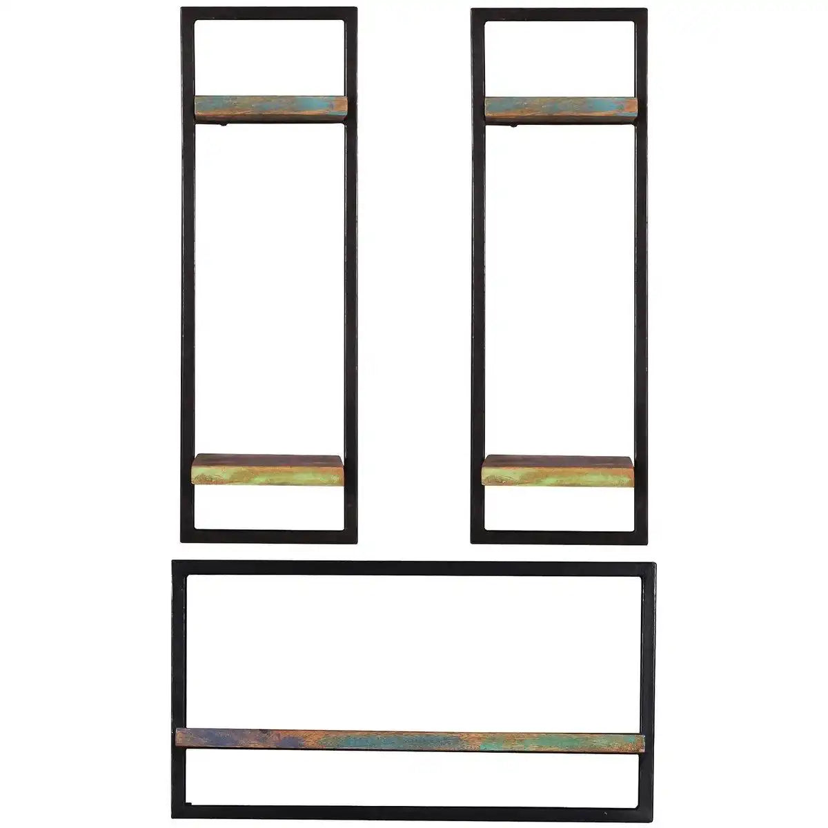 Wandregal-Set, 3-teilig - HomeDesign Knaus