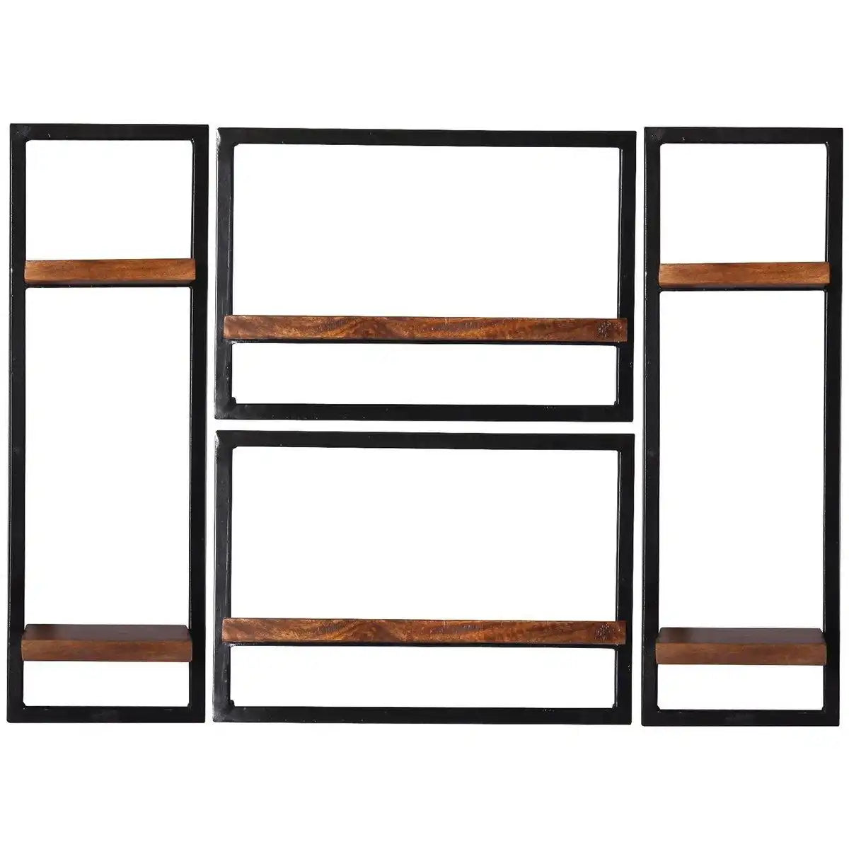 Wandregal-Set, 4-teilig - HomeDesign Knaus