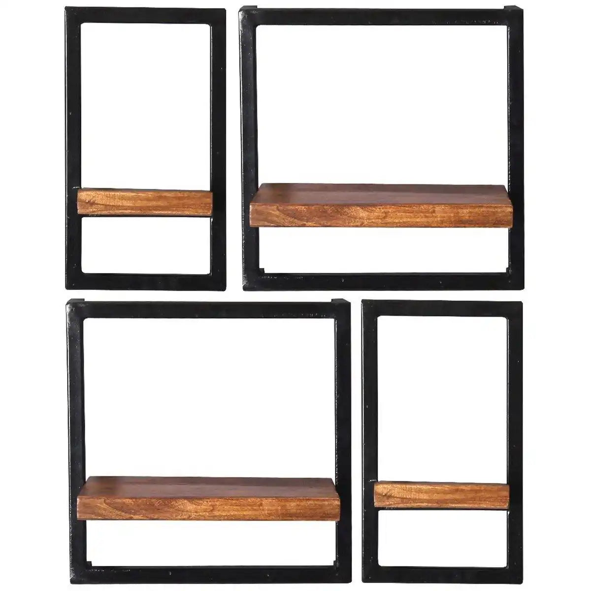 Wandregal-Set, 4-teilig - HomeDesign Knaus