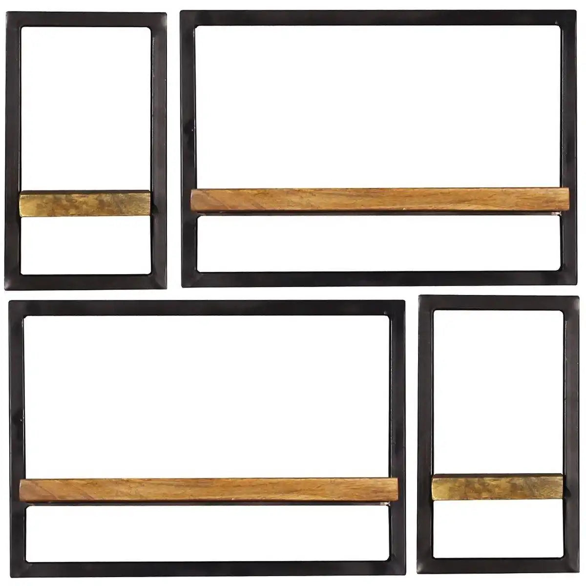 Wandregal-Set, 4-teilig - HomeDesign Knaus