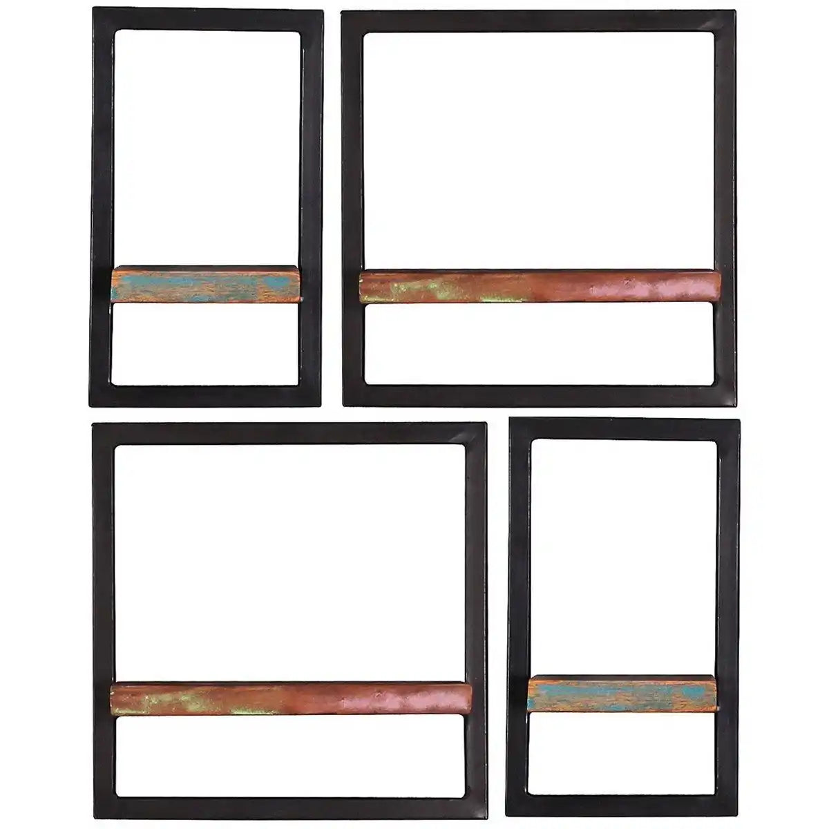 Wandregal-Set, 4-teilig - HomeDesign Knaus