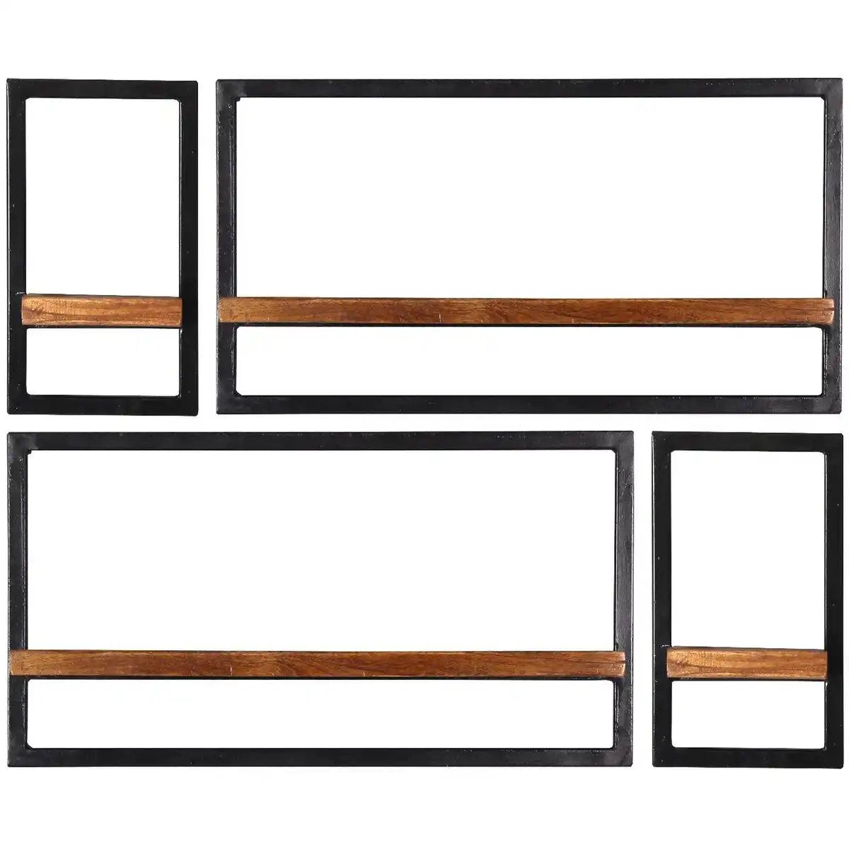 Wandregal-Set, 4-teilig - HomeDesign Knaus