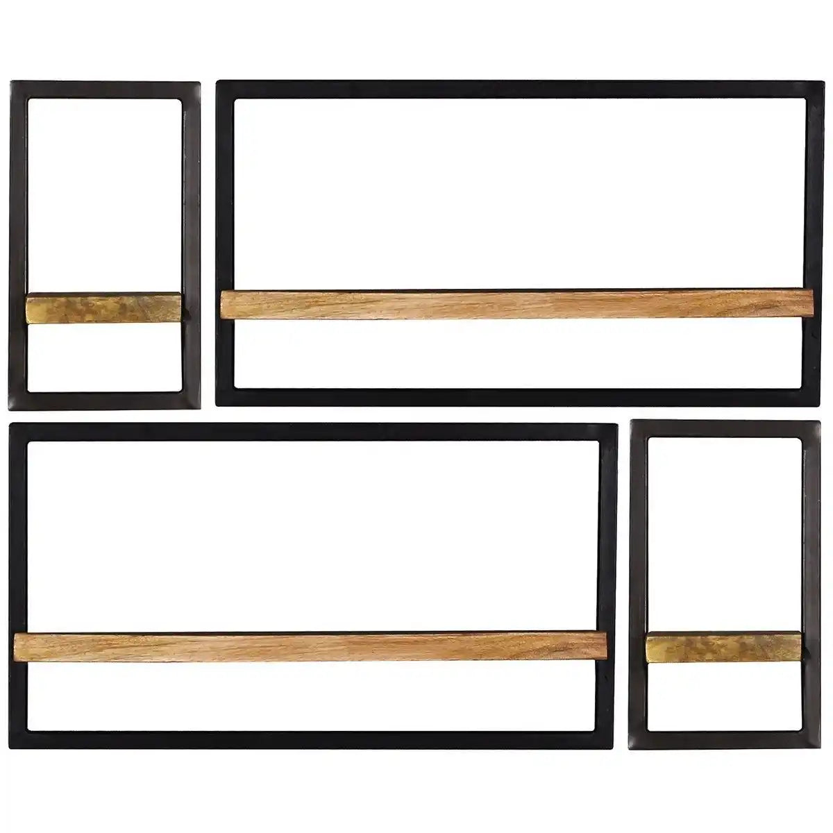 Wandregal-Set, 4-teilig - HomeDesign Knaus