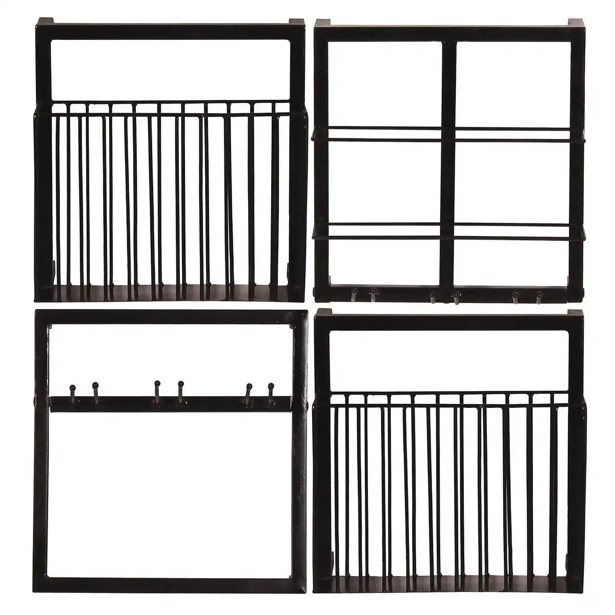 Wandregal-Set, 4-teilig - HomeDesign Knaus