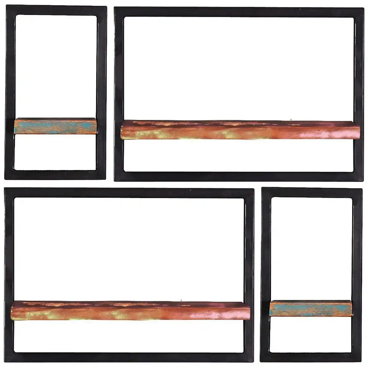Wandregal-Set, 4-teilig - HomeDesign Knaus