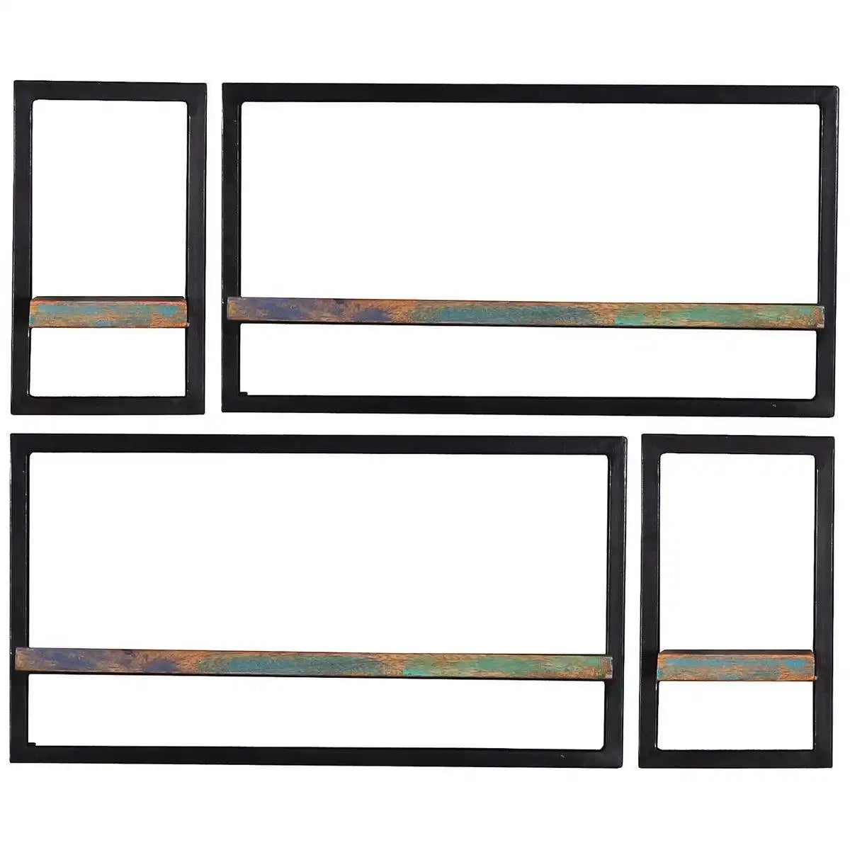 Wandregal-Set, 4-teilig - HomeDesign Knaus
