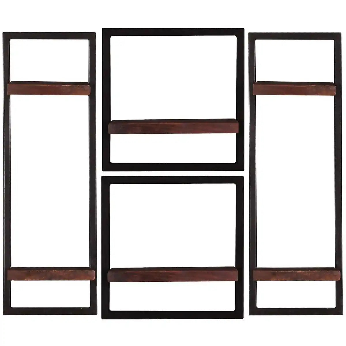 Wandregal-Set, 4-teilig - HomeDesign Knaus