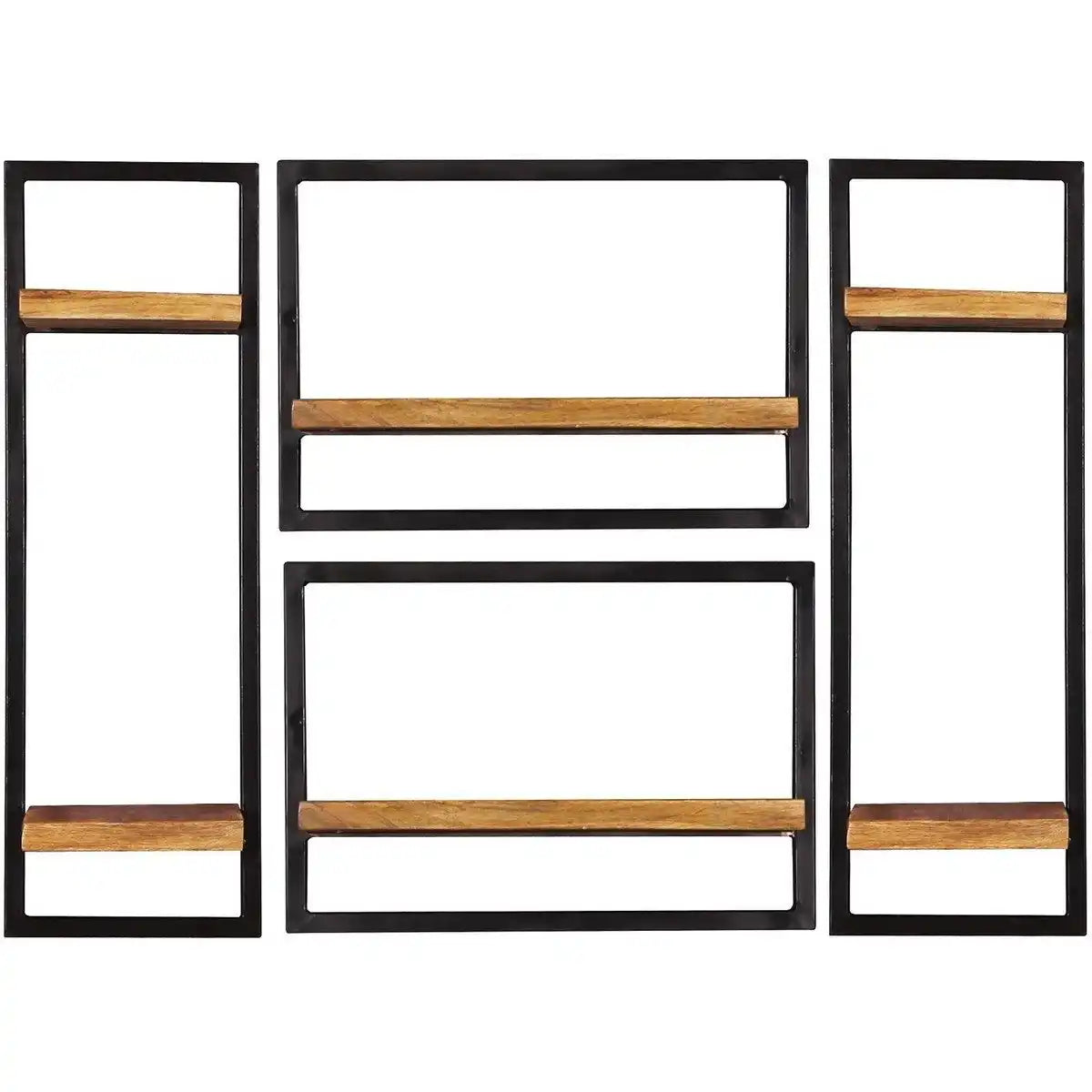 Wandregal-Set, 4-teilig - HomeDesign Knaus
