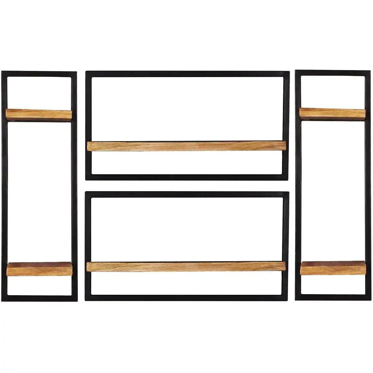 Wandregal-Set, 4-teilig - HomeDesign Knaus