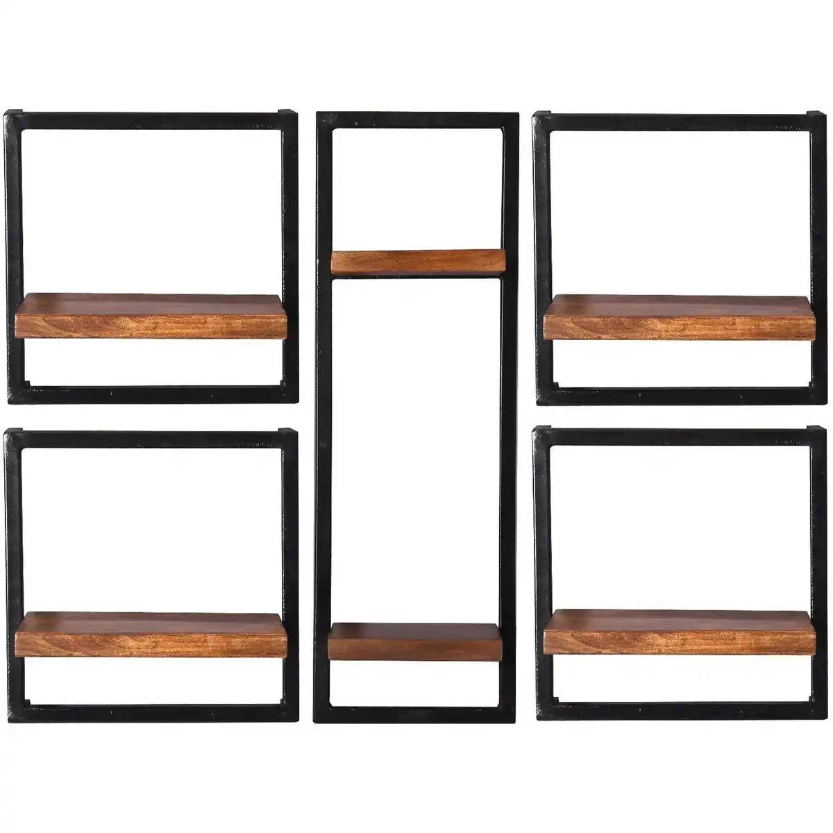 Wandregal-Set, 5-teilig - HomeDesign Knaus