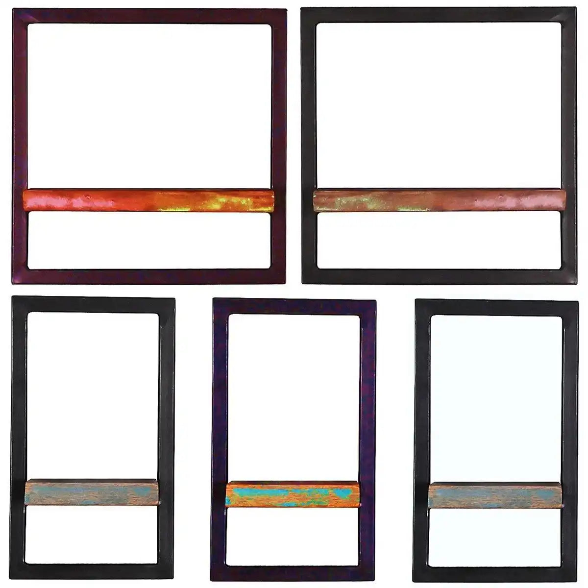Wandregal-Set, 5-teilig - HomeDesign Knaus