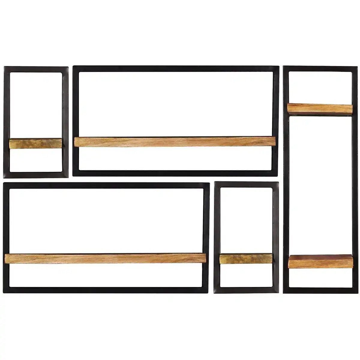 Wandregal-Set, 5-teilig - HomeDesign Knaus