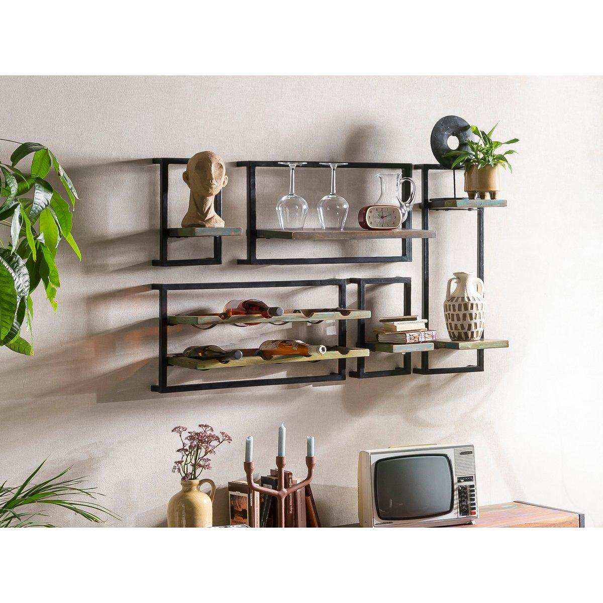 Wandregal-Set, 5-teilig - HomeDesign Knaus