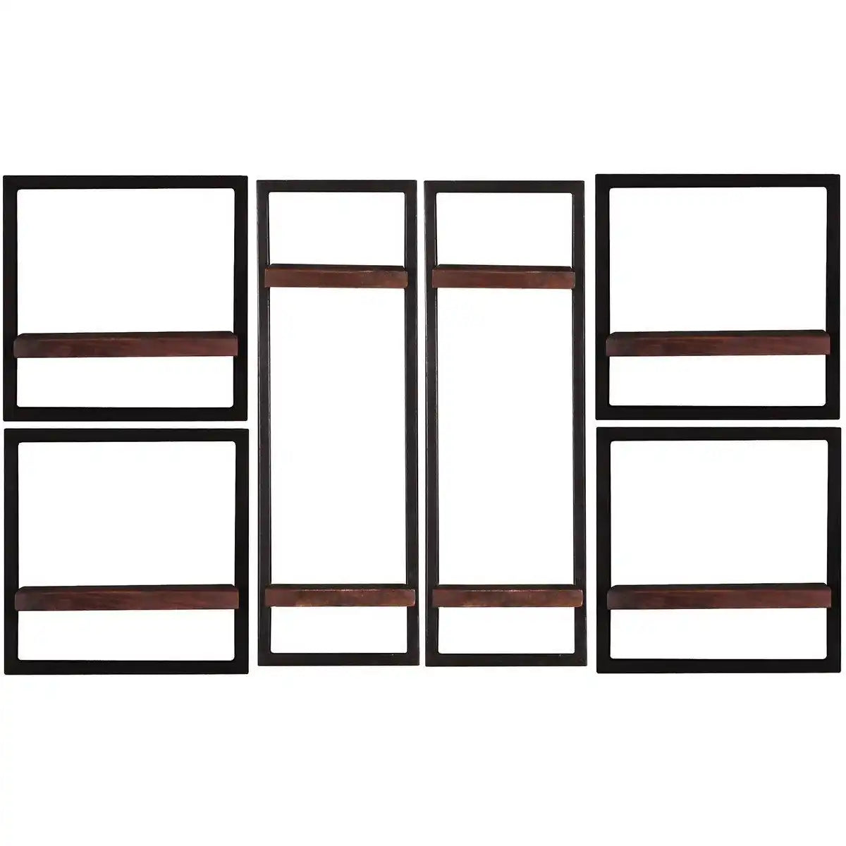Wandregal-Set, 6-teilig - HomeDesign Knaus