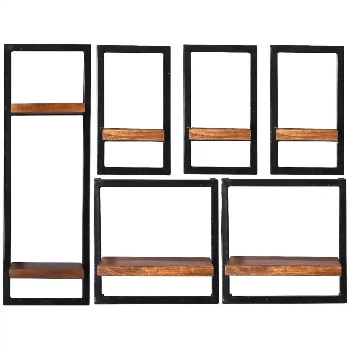 Wandregal-Set, 6-teilig - HomeDesign Knaus
