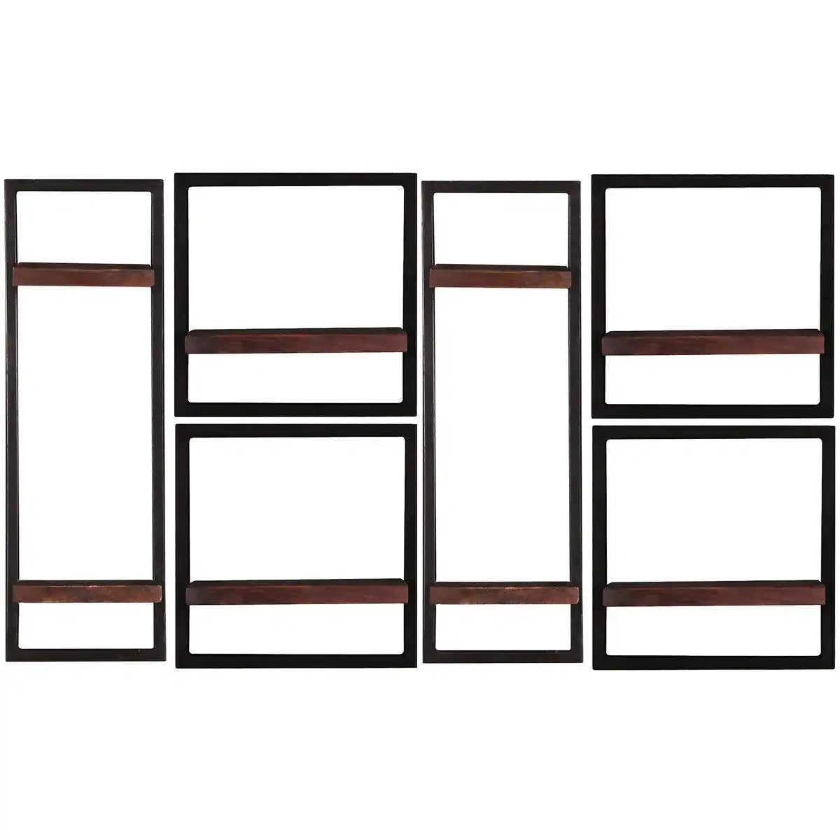 Wandregal-Set, 6-teilig - HomeDesign Knaus