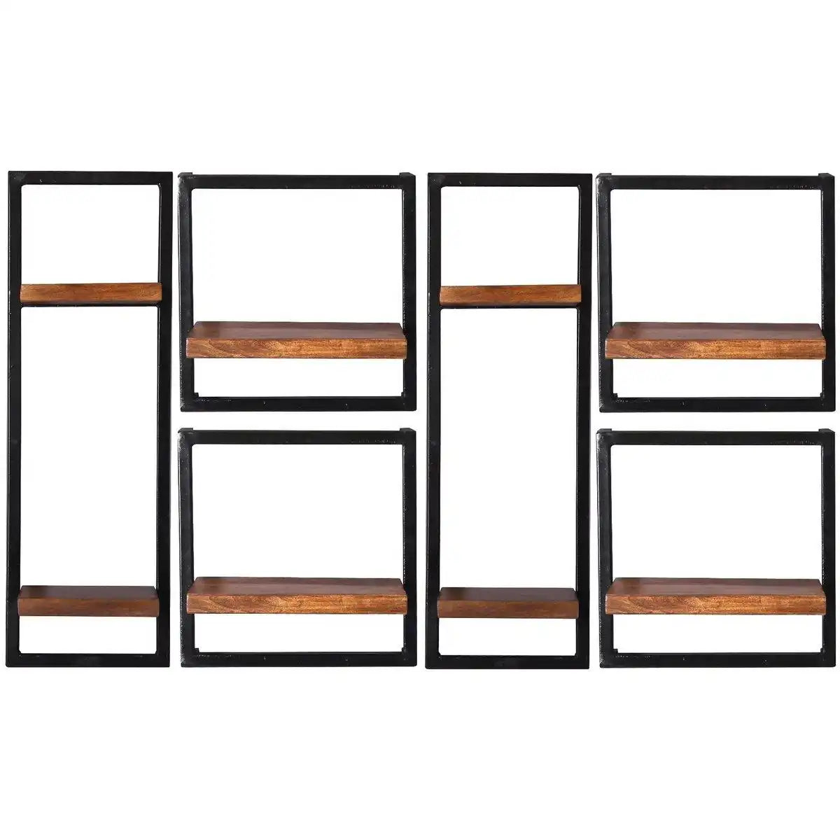 Wandregal-Set, 6-teilig - HomeDesign Knaus