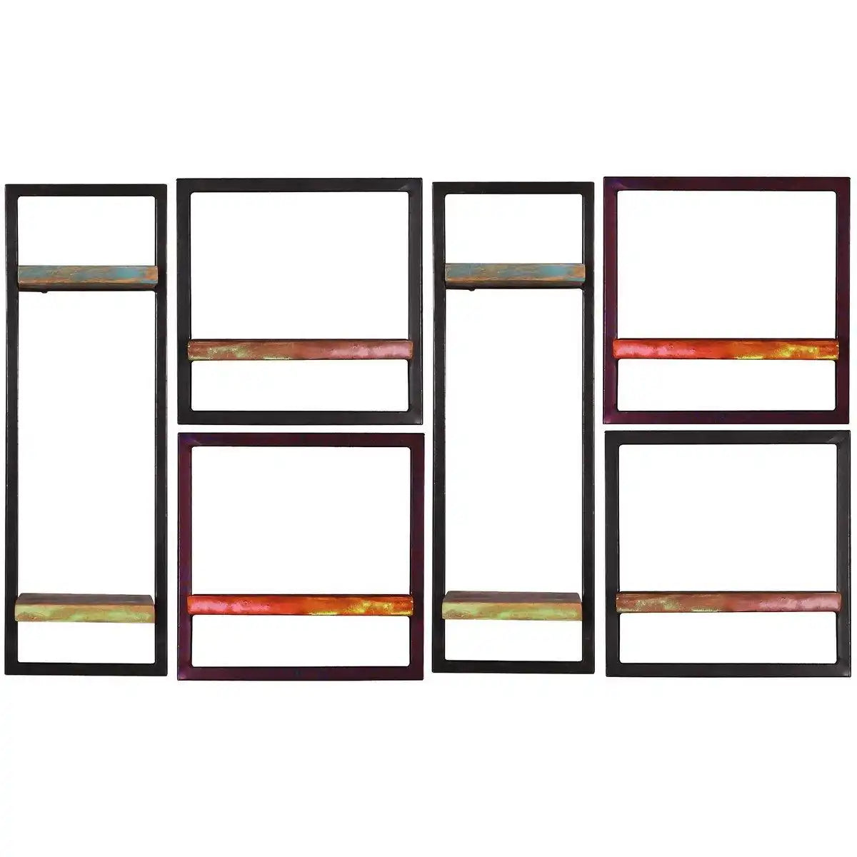 Wandregal-Set, 6-teilig - HomeDesign Knaus