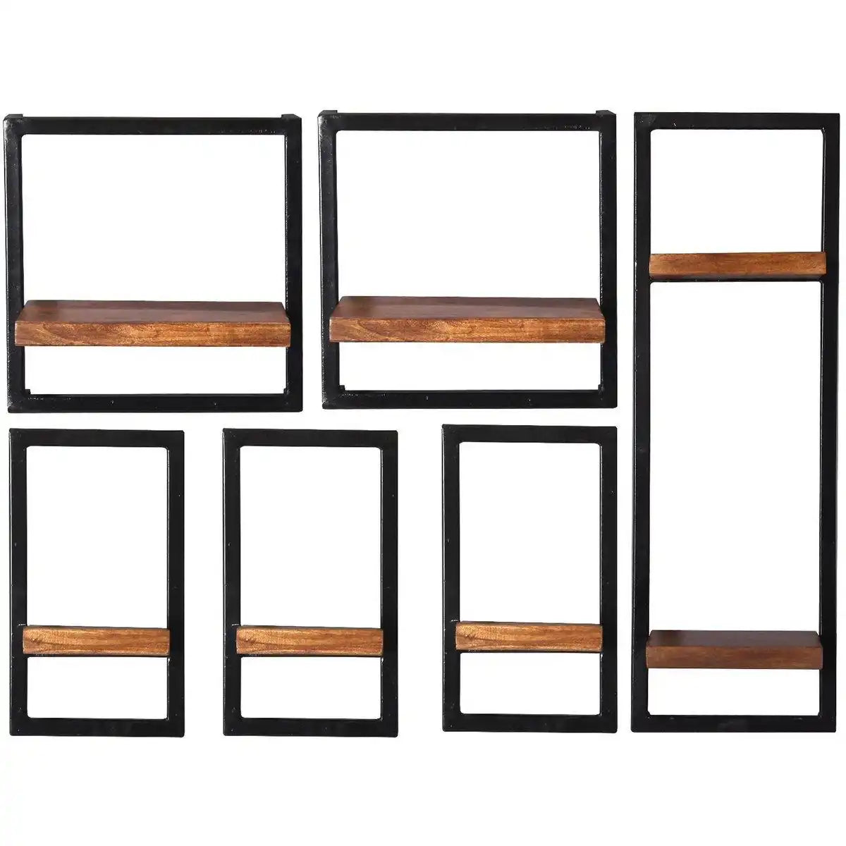 Wandregal-Set, 6-teilig - HomeDesign Knaus