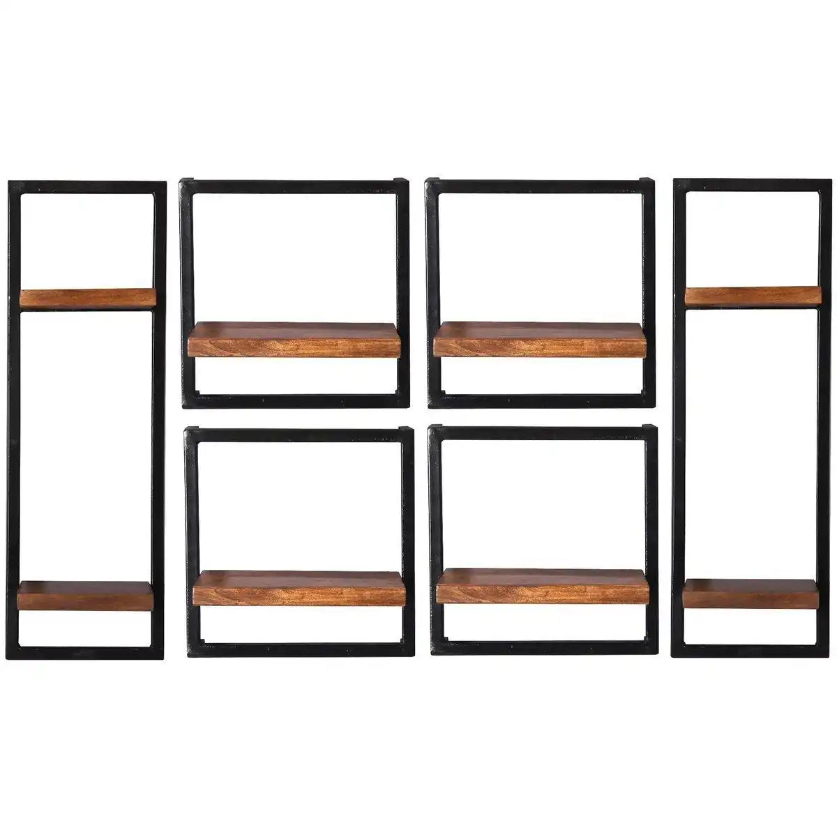 Wandregal-Set, 6-teilig - HomeDesign Knaus
