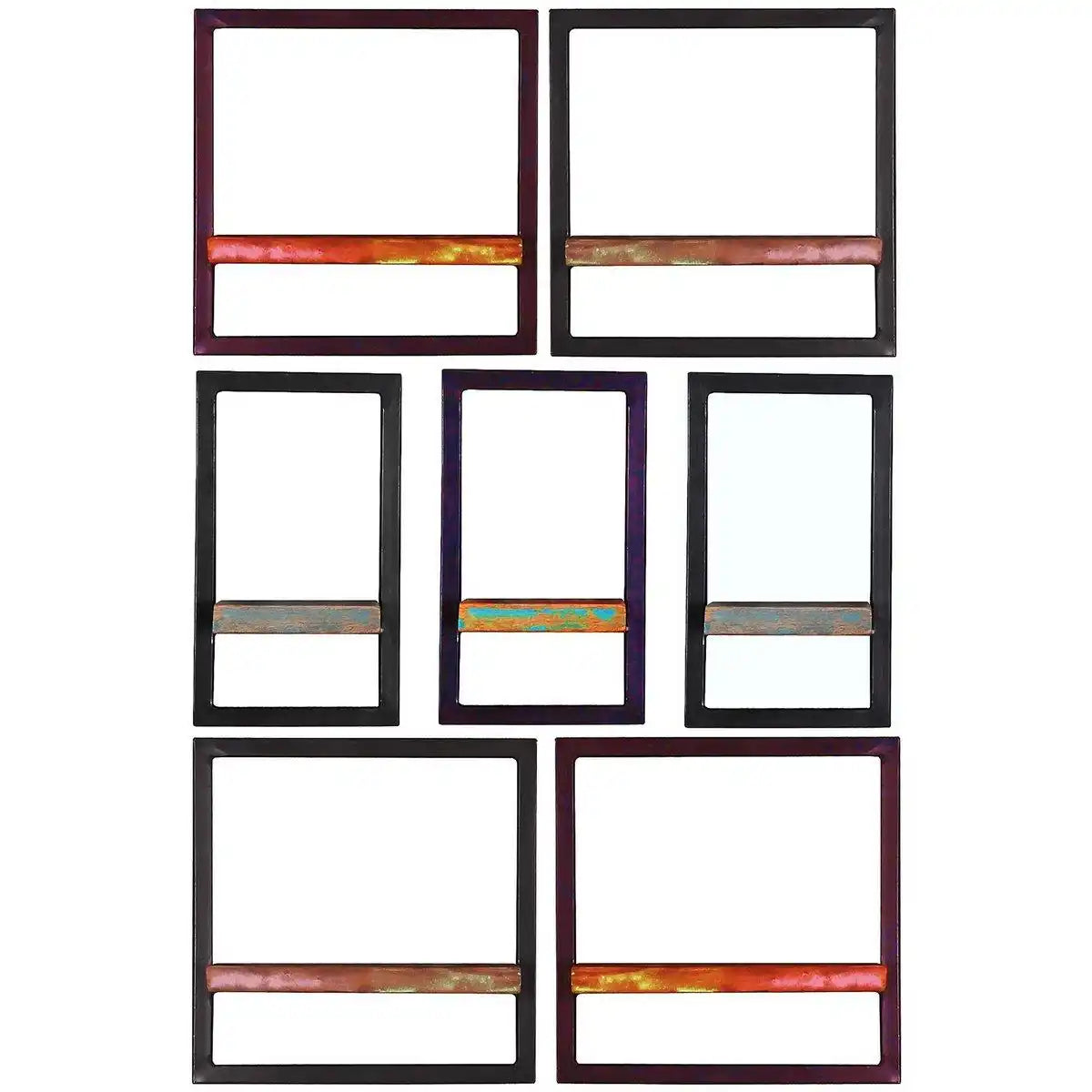 Wandregal-Set, 7-teilig - HomeDesign Knaus