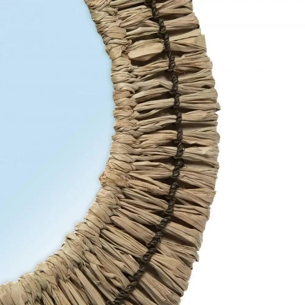 Wandspiegel handgefertigt Dekorationspiegel Gajih-Spiegel Natur - HomeDesign Knaus